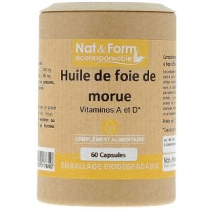 Nat&form Cod Liver Oil 60 capsules