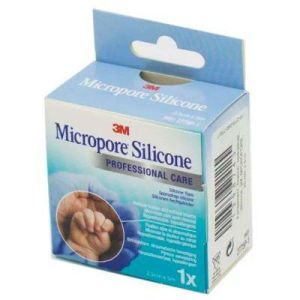 Micropore Silicone 2.5cm 5m