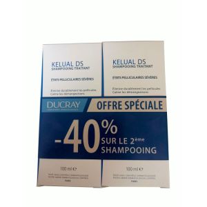 Ducray Kelual Ds Shamp 2X100Ml-40 Sur2Em