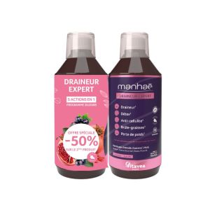 Manhae Draineur Cassis 2X500Ml -50 2Eme
