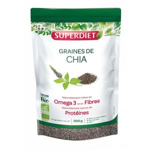 Superfood Organic Chia Seeds 200g