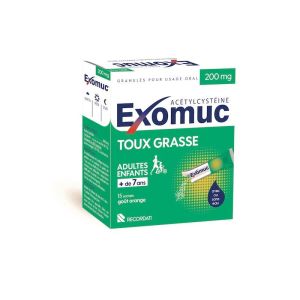 Exomuc oily cough 15 sachets (without water)