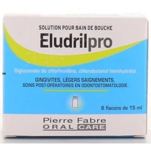 Eludril PRO Mouthwash - 6 bottles of 15ml