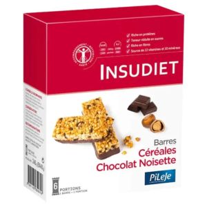 Insudiet Barres Cerealchoc Noiset 6X40G