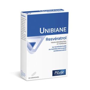 Unibiane Resvératrol - 30 comprimés