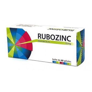 Rubozinc 15mg Gel Plq/60