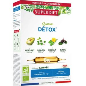 Organic drainage quartet - 20 vials