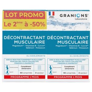 Granions Decont Musc 2X60Cps