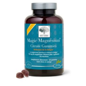 New Nordic Magic Magnesium Citrate 60 Gum