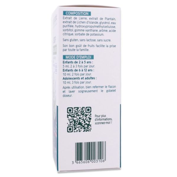 Naturactive Sirop Toux Et Gorge 120Ml