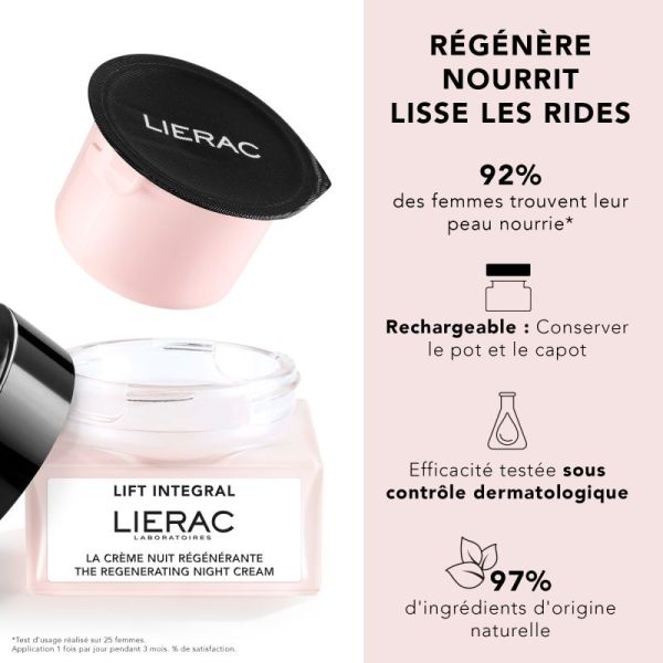 Lierac La Cr Nuit Regenerante Rech 50ml