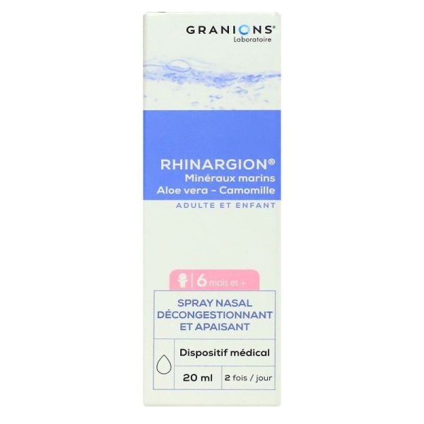 Rhinargion Nasal Spray Fl20ml