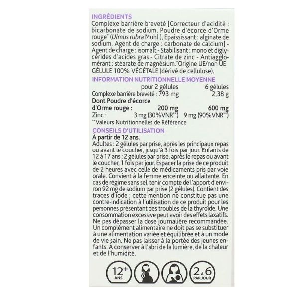 Arkog Orme Rouge Amp Zinc 40Gel