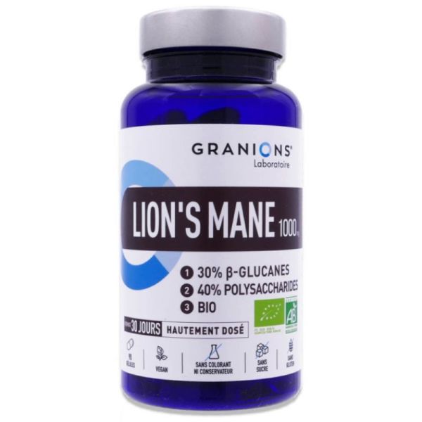 Granions Lionaposs Mane Bio 1000Mg Gelu 90
