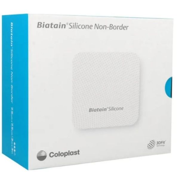Biatain Silicone N/Border 7.5X7.5Cm 10