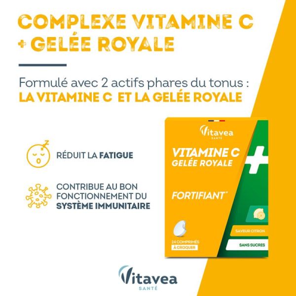 Nutrisanté Fortifying Vitamin C & Royal Jelly x 24 tablets
