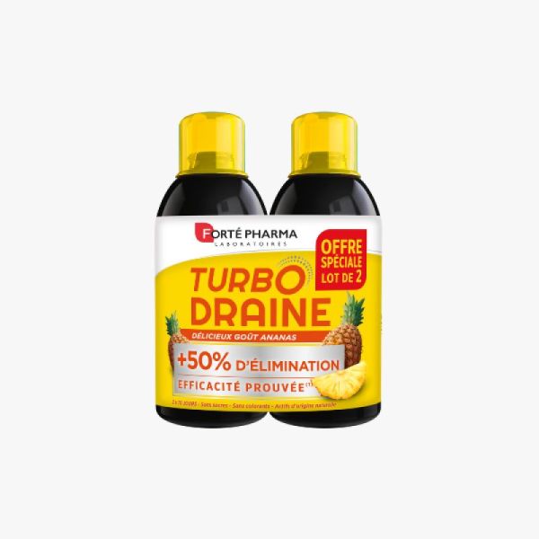 Turbodraine pineapple oral solution 2x500ml