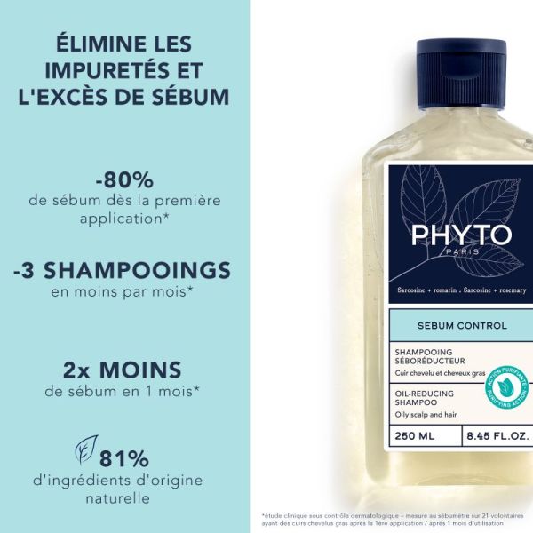 Phyto Shp Sebum Control Seboreduct 250Ml