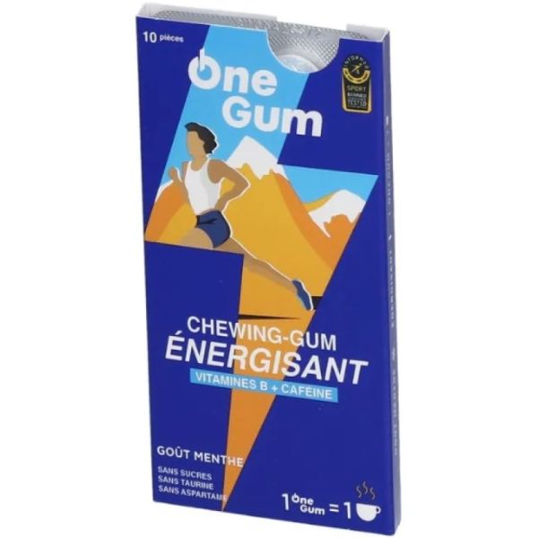 One Gum Chewing-Gum Energisant Cafeine
