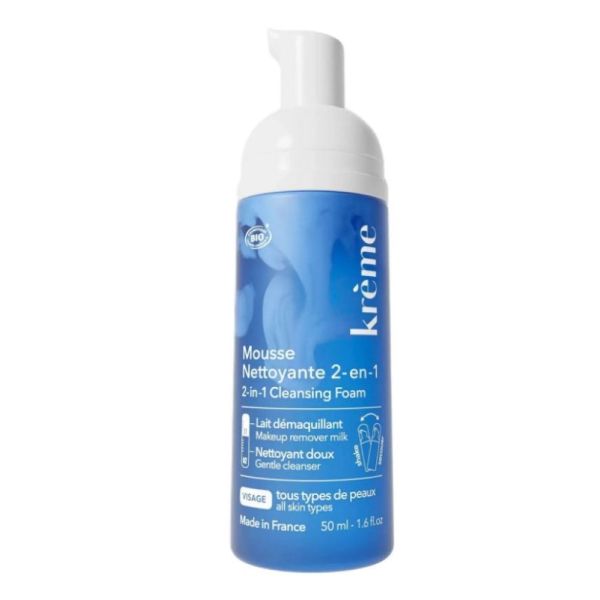 Kreme Mousse Nettoyante 2En1 50Ml