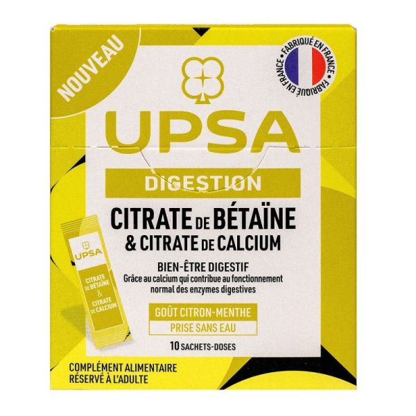 Digestion Betaine citrate & Calcium citrate - 10 sachet-dose