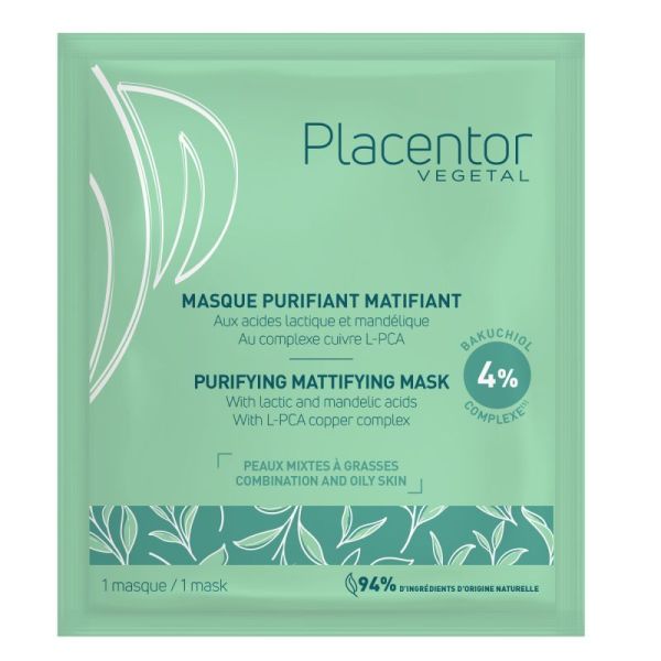 Placentor Masque Vegetal Purifiant 25G