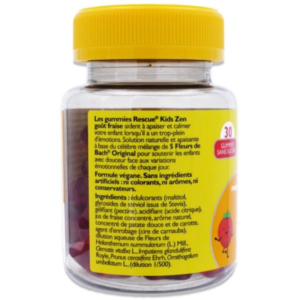 Rescue Kids Zen Gummies Fraise
