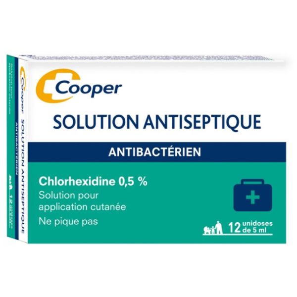 Chlorhexidine Cooper 12 Uni