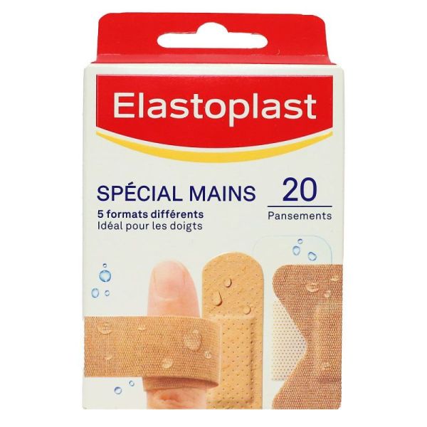 20 hand plasters in 5 different sizes