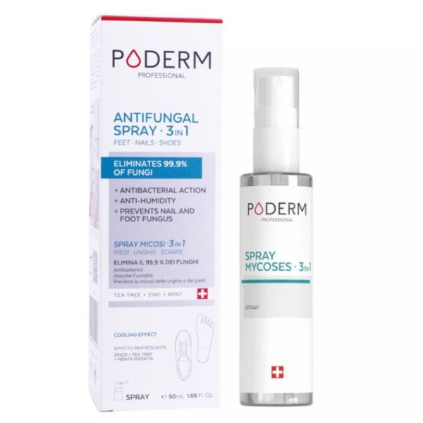 Poderm Spray Mycose Des Pieds 50Ml