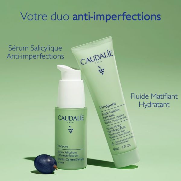 Caudalie Vinopure Flde Matif Hydr 60Ml