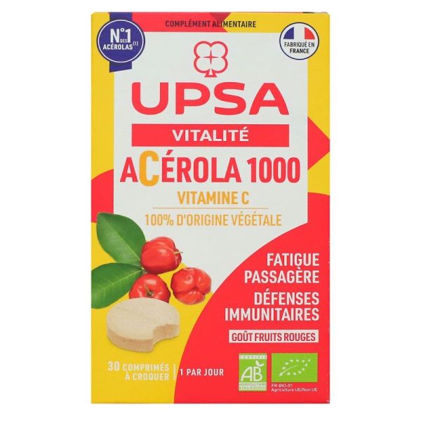 Upsa Acerola 1000 Bio Cpr30