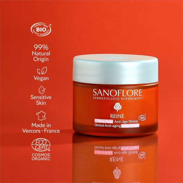 Sanoflore Reine Cr Rose A-Age Global 50Ml