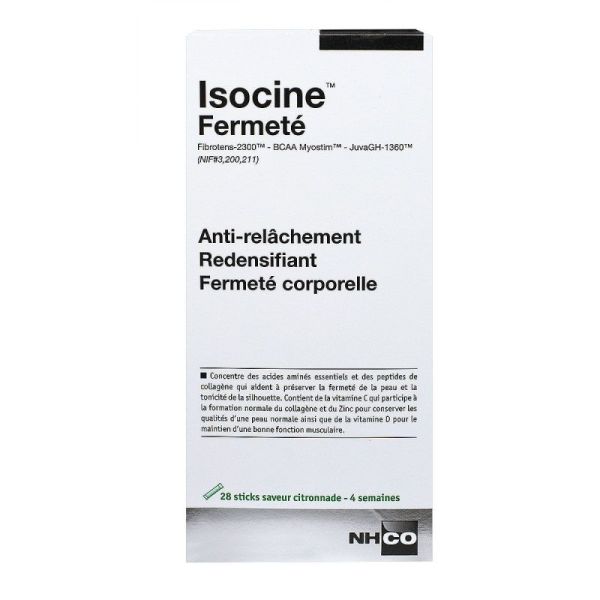 Isociine firming 28 sticks lemonade flavor