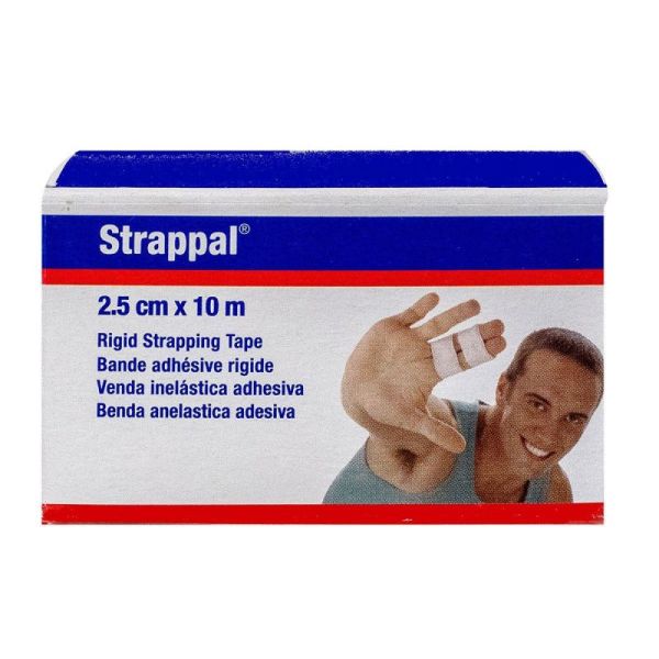 Strappal rigid adhesive tape 10m x 2.5cm
