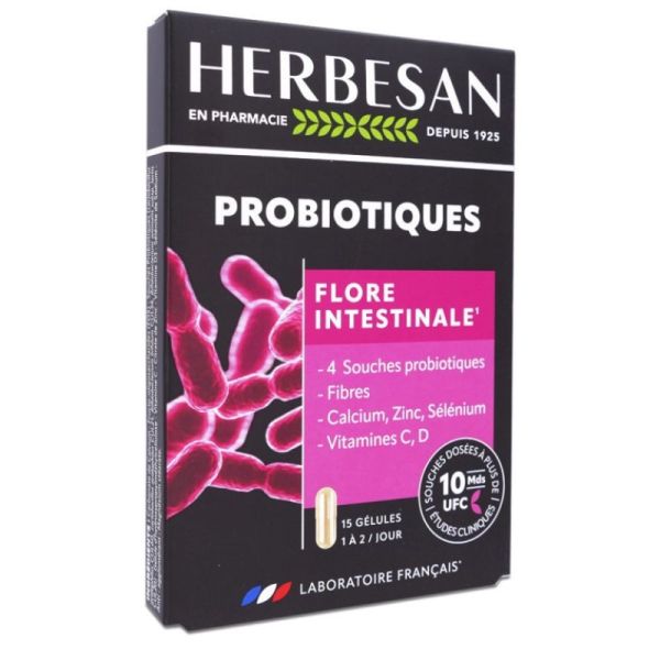 Herbesan Probiotiques 15Gel