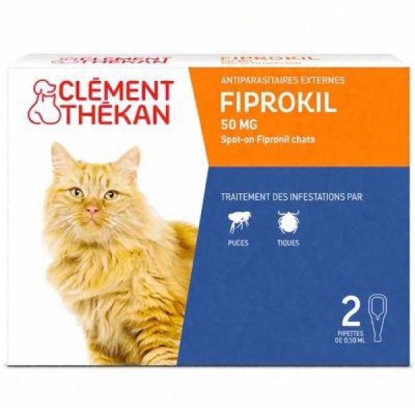 Clement Fiprokil Chat 2 Pipettes