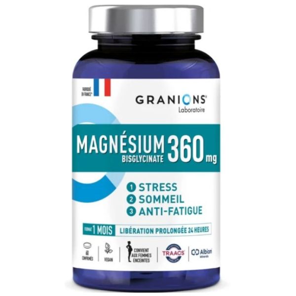 Magnesium 360 mg LP - 60 tablets
