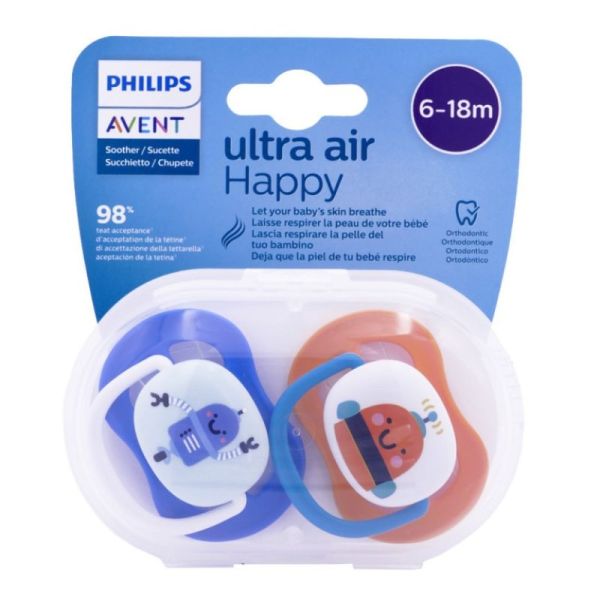 Avent Sucet Ultra Air 6-18M Love Papa