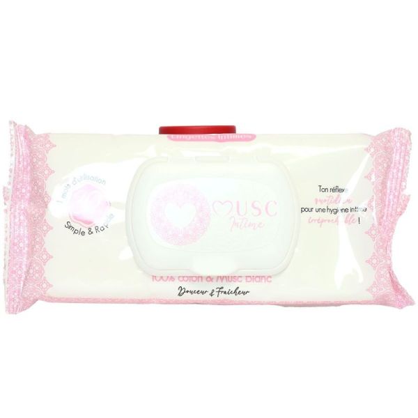 Musc Intime Lingettes Int Musc Blanc 30