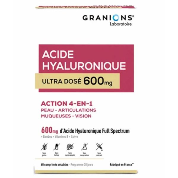 Granions Acide Hyaluronique 600Mg Cpr60