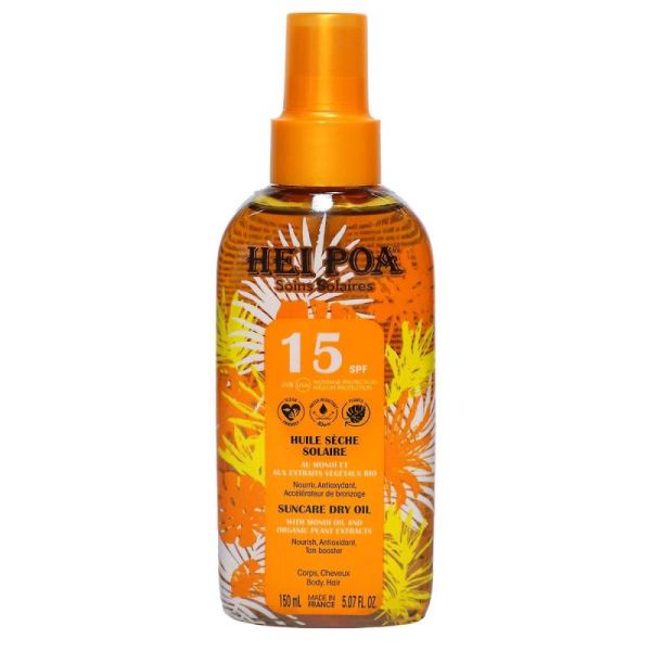 Hei Poa Huile Seche Campch Spf15 Fl150Ml