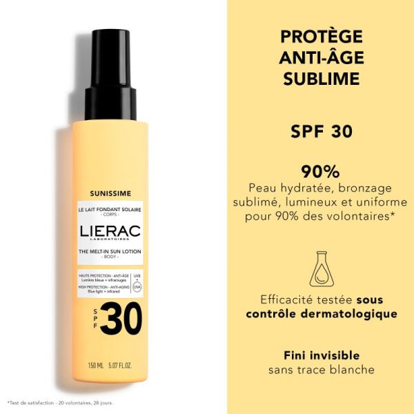 Lierac Sunissime Lait Corps Spf30 150Ml