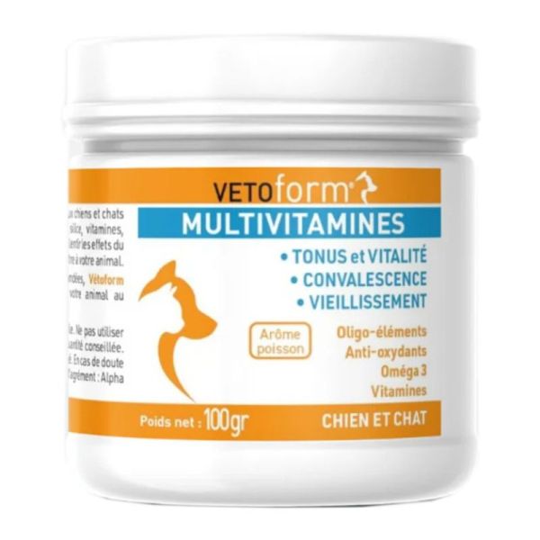 Vetoform Multivitamines Chien/Chat 100G