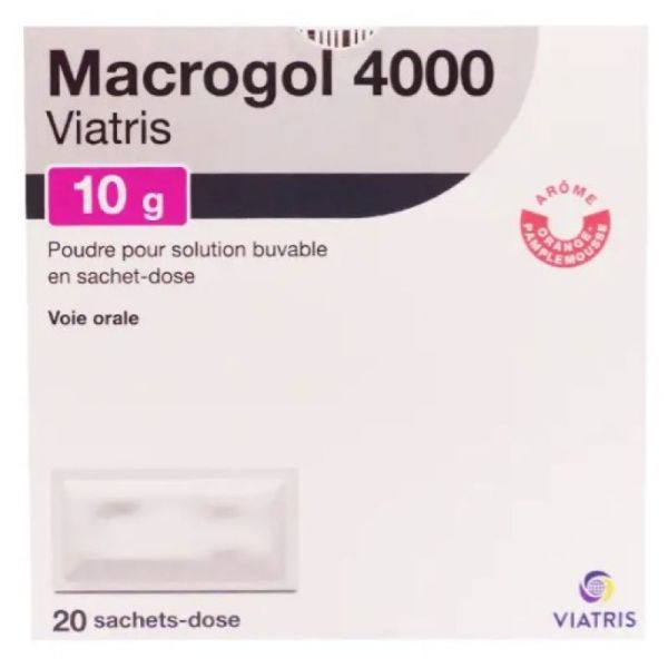 Macrogol 4000 orange-pamp 20 sachets