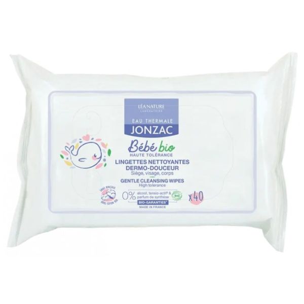 Jonzac Baby Wipes/40