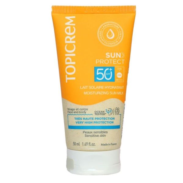 Topicrem Sun Prot Lait Spf50 50Ml