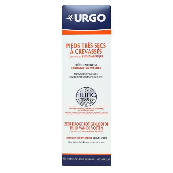 Urgo Filmomousse Pieds Tr Secs/Crev 125Ml