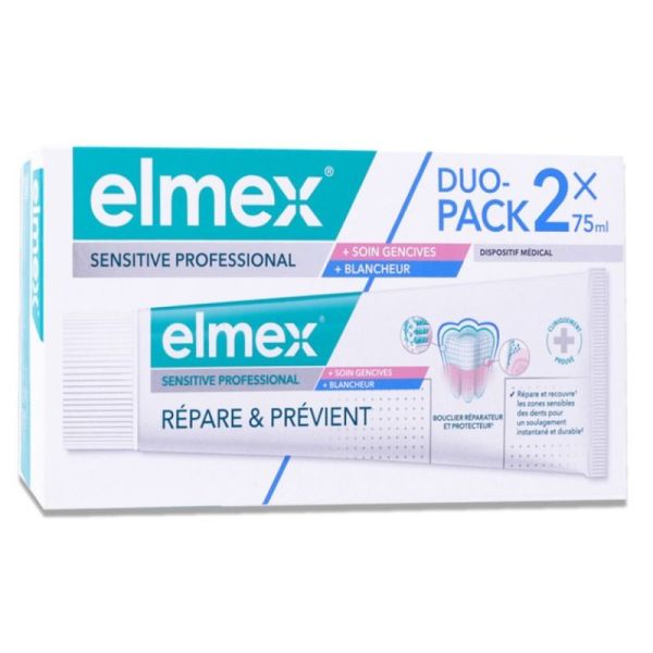Elmex Sens.pro S.genc Bla 2X75Ml