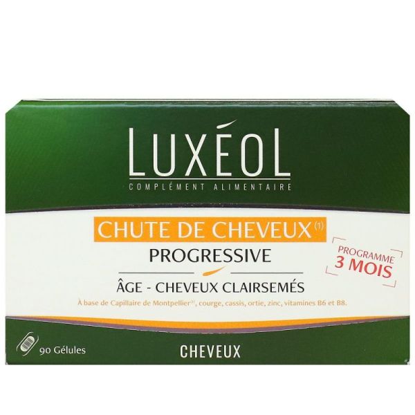 Luxeol Chute Cheveux Progressive 3 Mois